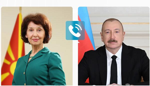 Şimali Makedoniya Prezidenti İlham Əliyevlə enerji məsələlərini müzakirə edib