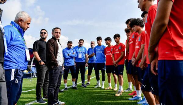 Azərbaycan millisi Hövsan Yarış Kompleksində ilk məşqinə çıxıb