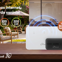 Приобретайте устройства MiFi и Wi-Fi от Azercell и пользуйтесь интернетом на более выгодных условиях