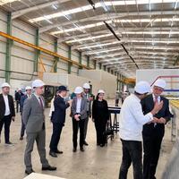 Almaniya səfiri Sumqayıt Sənaye Parkında olub