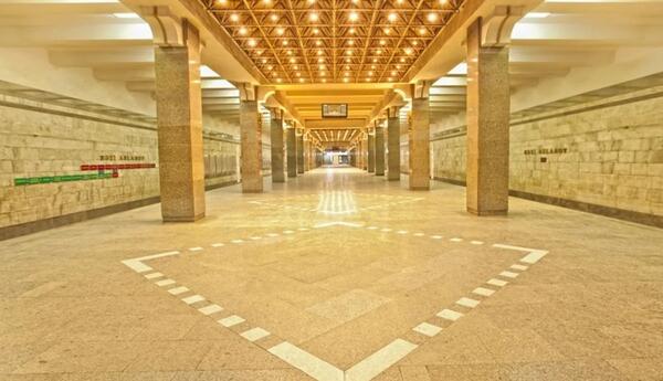 "Həzi Aslanov" metrostansiyasında dalanın yenidən qurulması yekunlaşıb