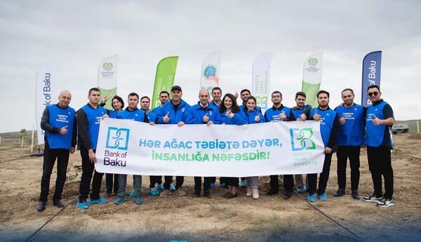 "Bank of Baku" növbəti ağacəkmə aksiyası təşkil edib