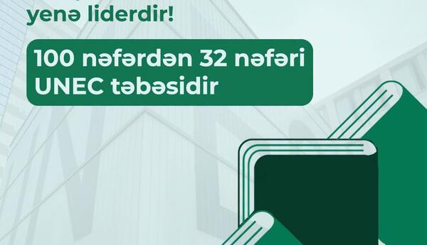 UNEC tələbələri “Əlaçı” təqaüd proqramında yenə liderdir!