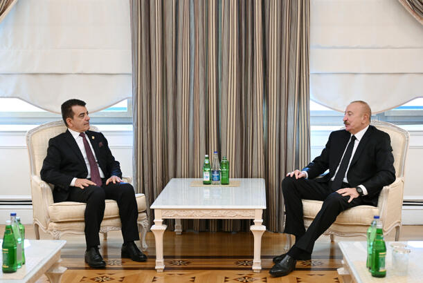 Prezident İlham Əliyev ICESCO-nun Baş direktorunu qəbul edib - FOTOLAR