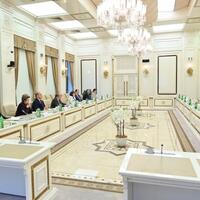 Sahibə Qafarova İƏT Baş katibi ilə görüşüb