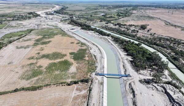 Yeni Şirvan suvarma kanalı 105 950 hektar torpağın su təminatını yaxşılaşdıracaq
