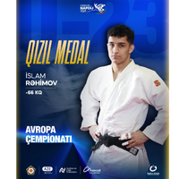 İslam Rəhimov ardıcıl ikinci dəfə U-23 Avropa çempionu olub