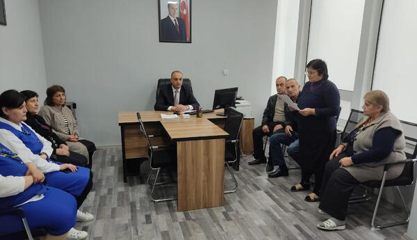 YAP Goranboy rayon təşkilatıda partiya üzvləri ilə görüşlər keçirilib <span class="red">- FOTOLAR</span>