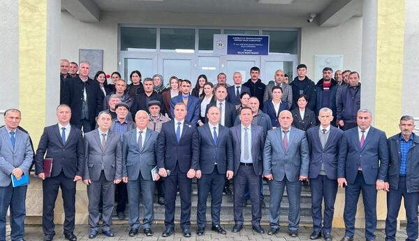YAP Qobustan təşkilatı partiya üzvləri ilə görüşlər keçirib <span class="red">- FOTOLAR</span>