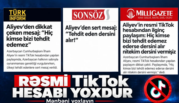 TikTok montajından siyasi mesaj düzəldənlər: Türkiyə mediasına məsuliyyət çağırışı