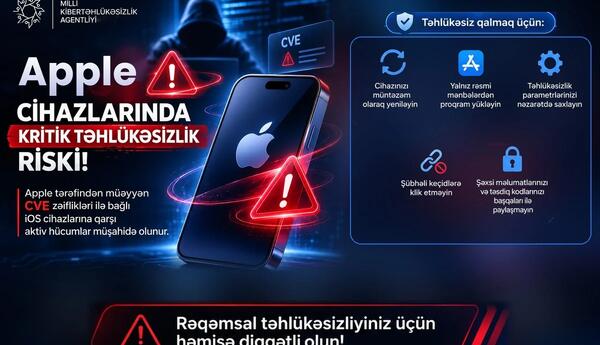 MKA: "Apple" istifadəçilərinin hesabları kütləvi şəkildə ələ keçirilir
